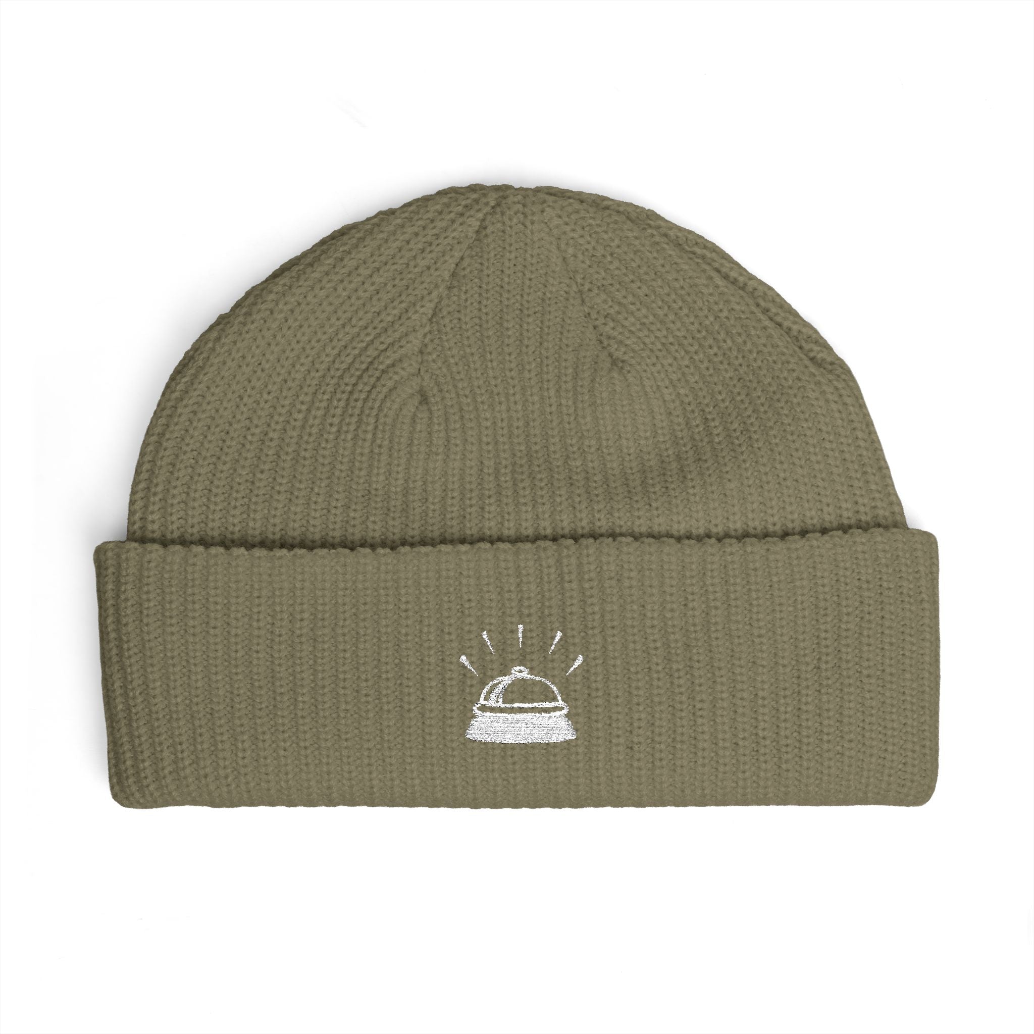 Embroidered Cuff Beanie — Service Please!
