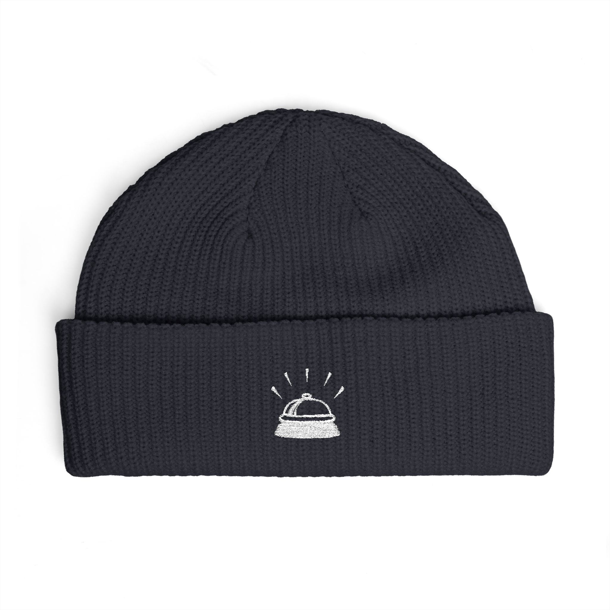 Embroidered Cuff Beanie — Service Please!