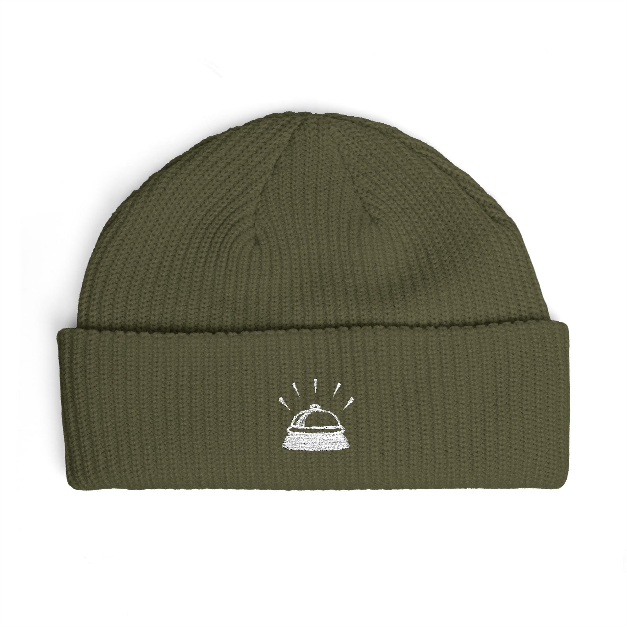 Embroidered Cuff Beanie — Service Please!
