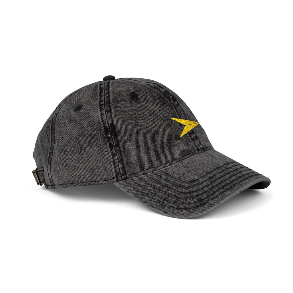 Signature Paper Plane Vintage Hat
