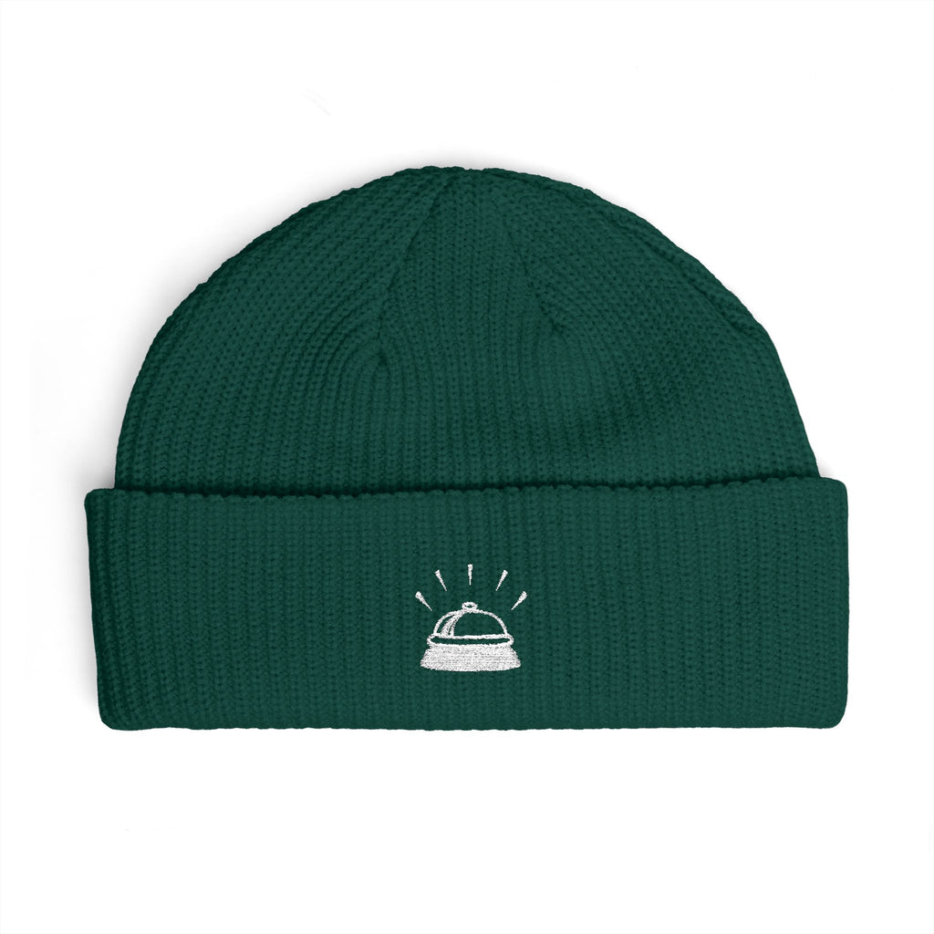 Embroidered Cuff Beanie — Service Please!