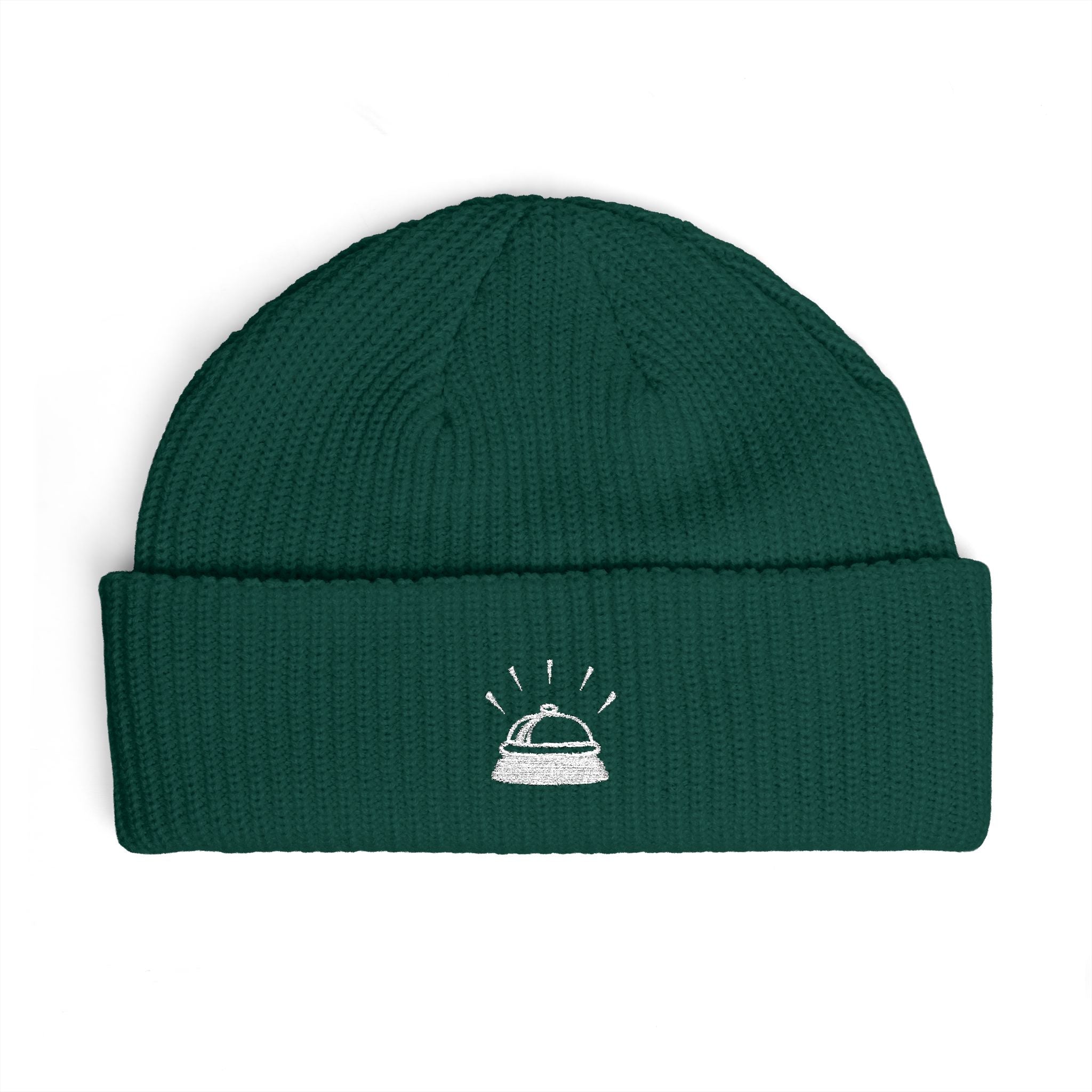 Embroidered Cuff Beanie — Service Please!