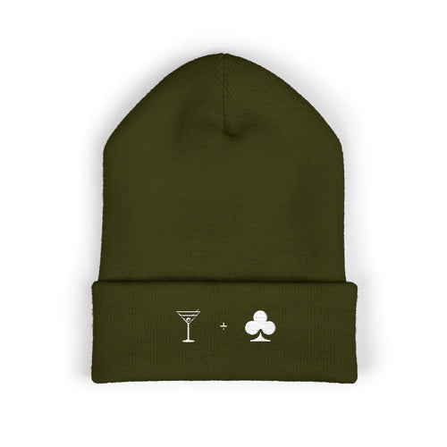 Cocktail Club Cuffed Beanie (Embroidered)