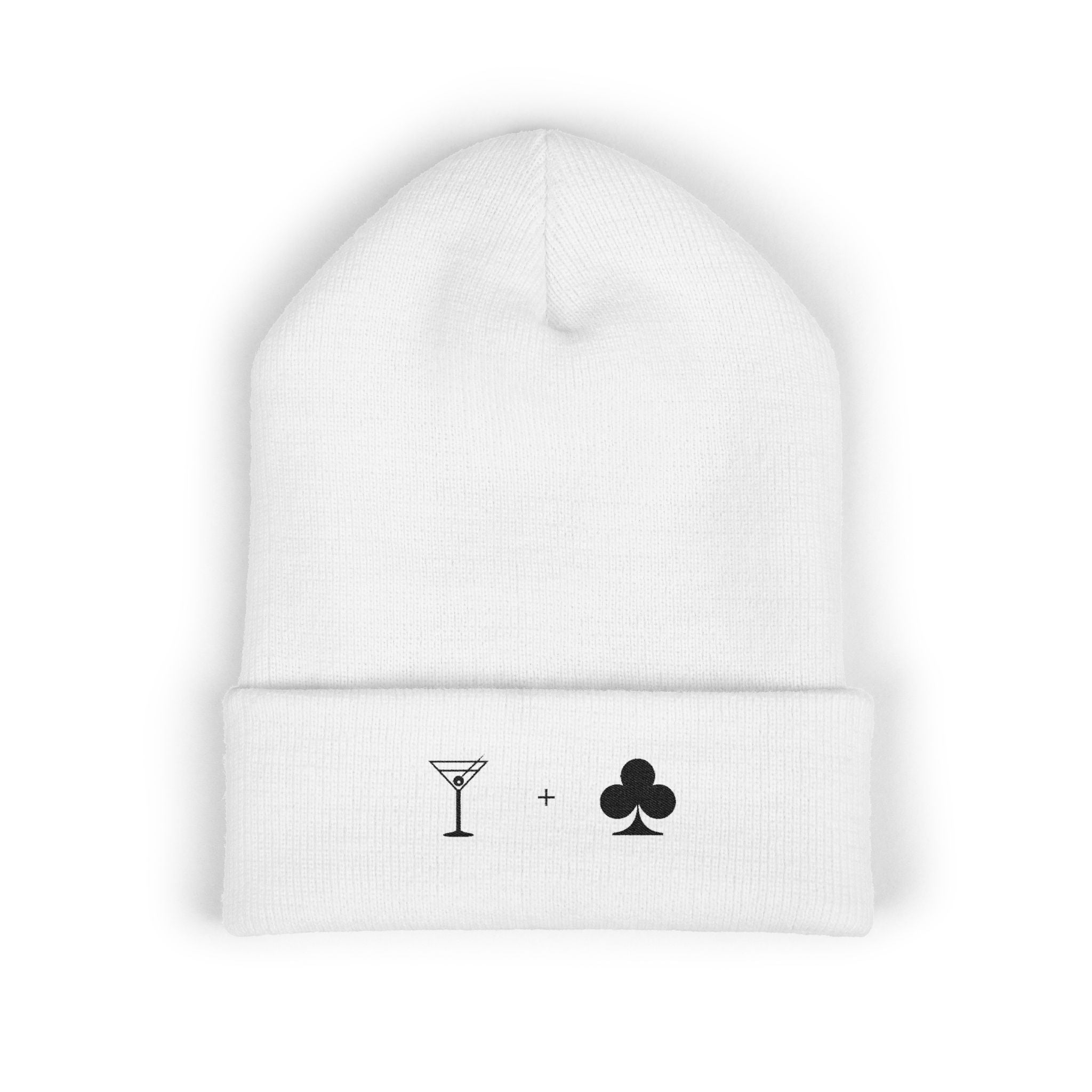Cocktail Club Beanie (Black/White)