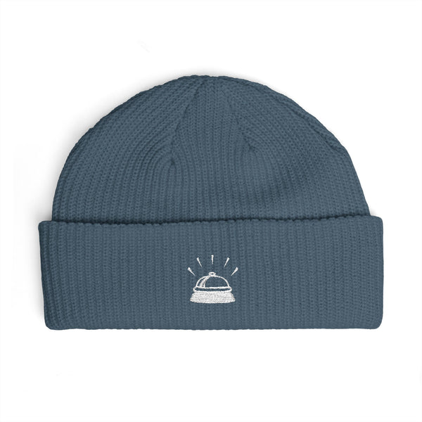 Embroidered Cuff Beanie — Service Please!