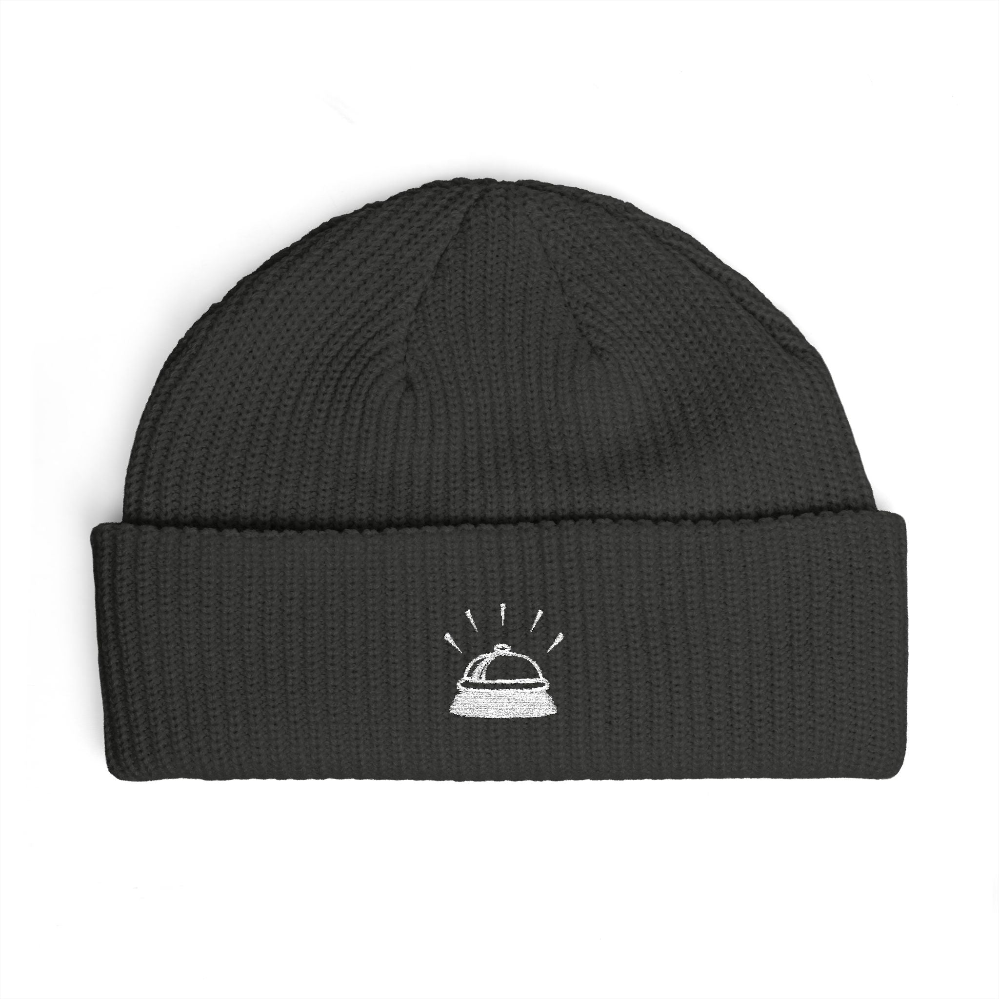 Embroidered Cuff Beanie — Service Please!