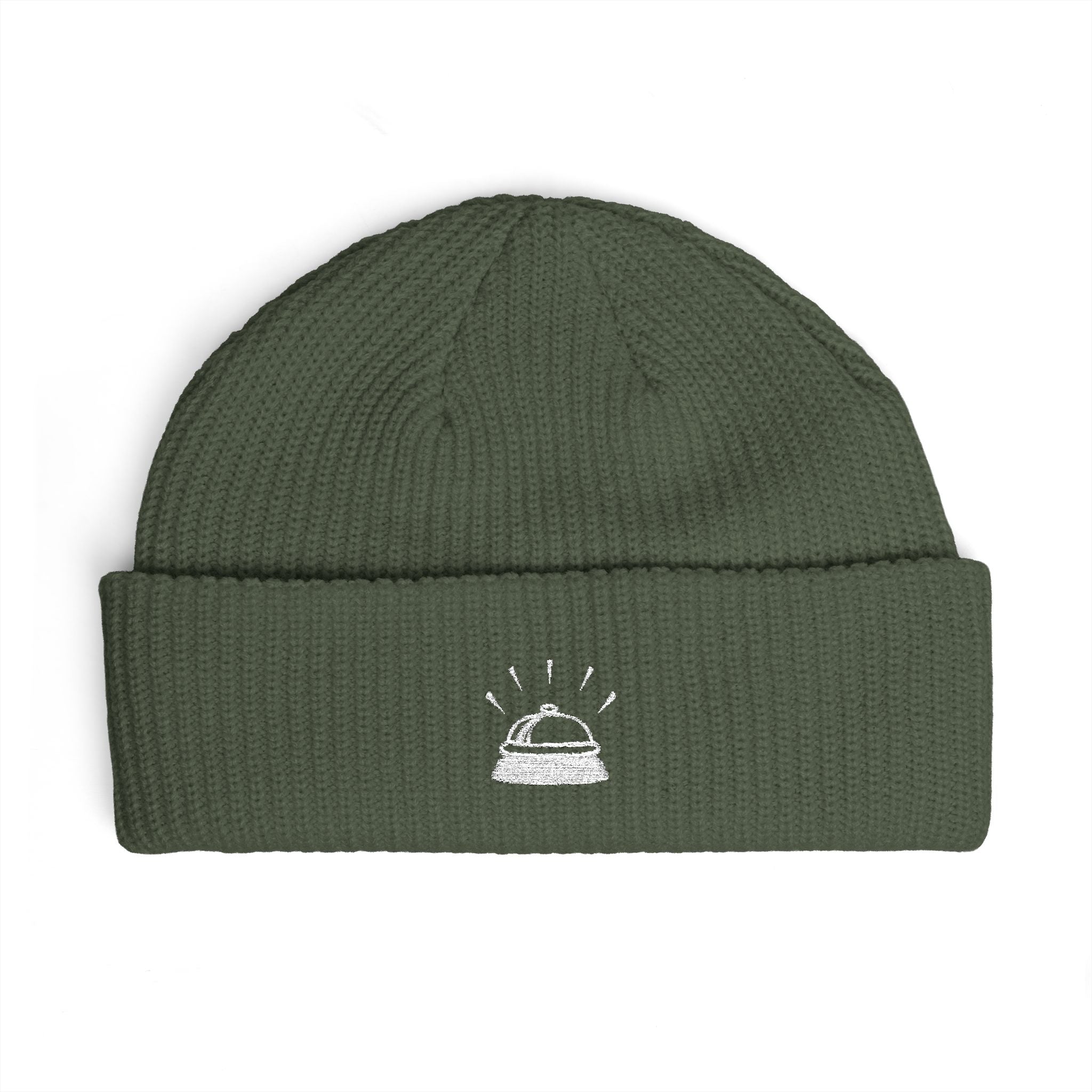 Embroidered Cuff Beanie — Service Please!