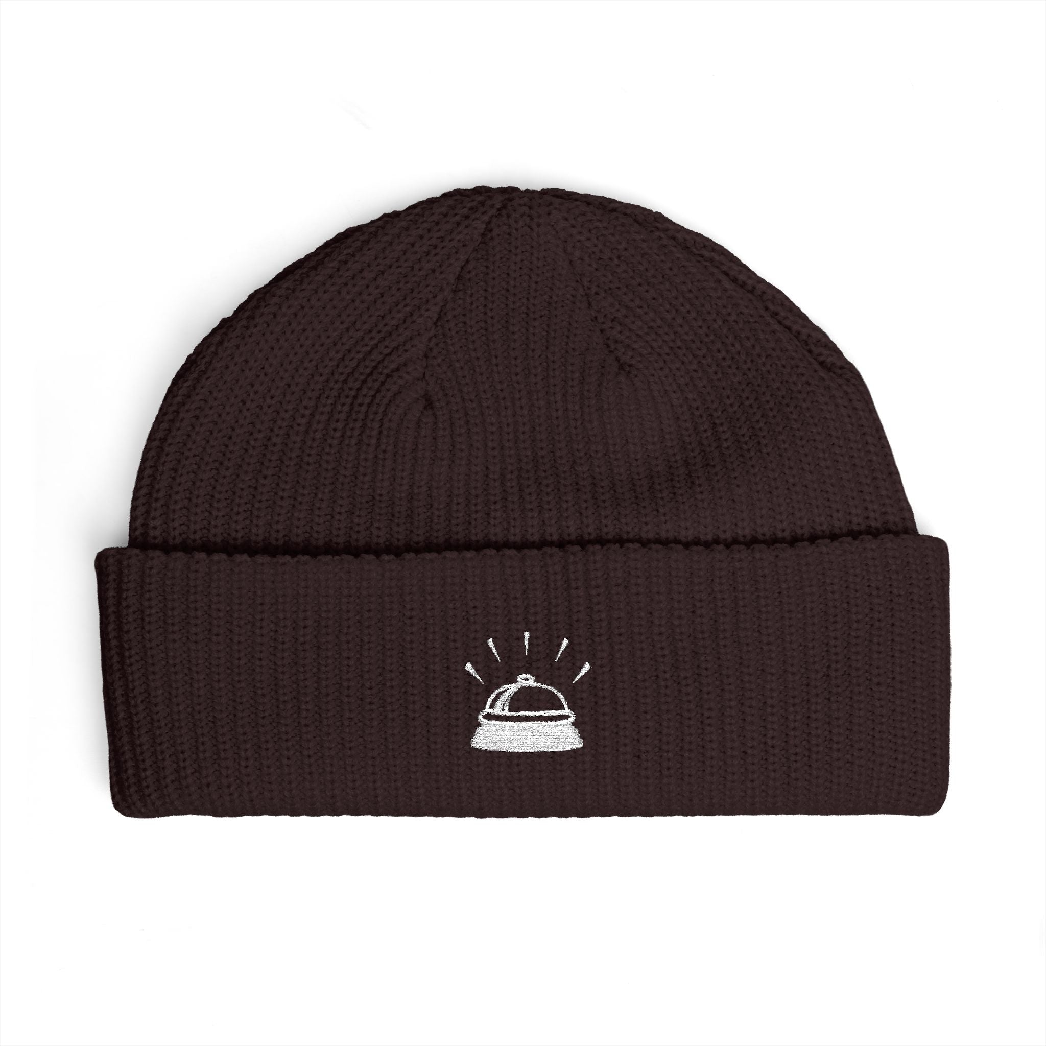 Embroidered Cuff Beanie — Service Please!